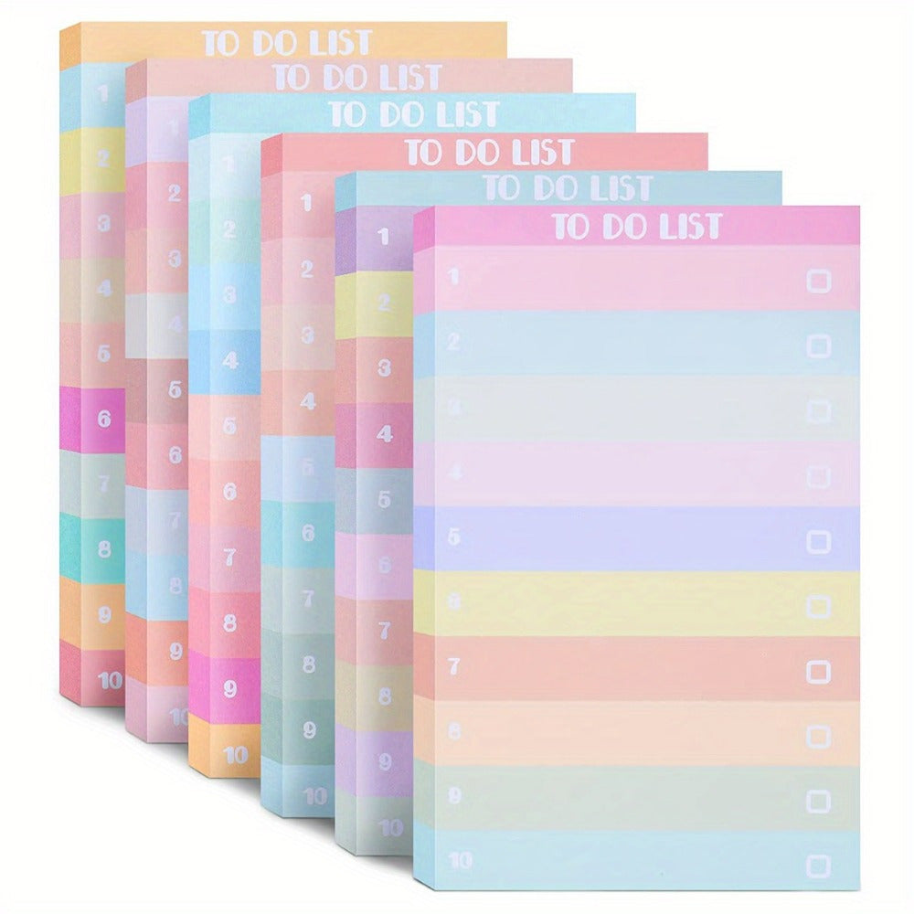 1pc/2pcs Color Notepad, 8.89X13.0 Cm Bright Color Line Non-Adhesive Sticky Notes, Color Block Note Pads, 30 Sheets/Pad